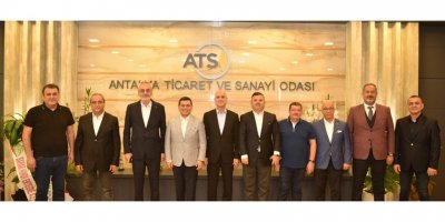Başkan Tütüncü'den, ATSO Başkanı Bahar'a ziyaret