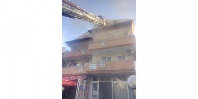 Muğla'da apart yangını; 4 turist dumandan etkilendi