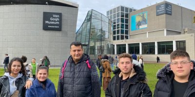 Burdurlu öğrenciler Almanya'da staja başladı