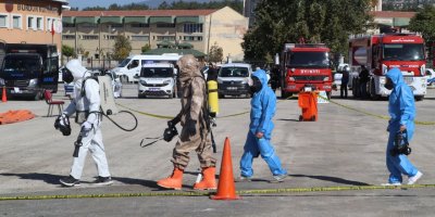 Kimyasal, biyolojik, radyoaktif ve nükleer kaza tatbikatı