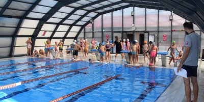 Kumluca'da yüzme yarışması