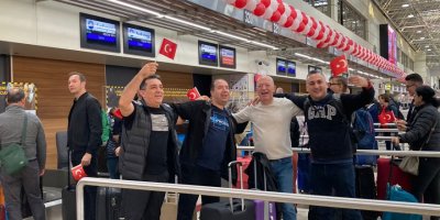 Antalya Havalimanı'nda Cumhuriyet kutlaması