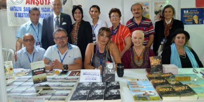 Antalyalı yazar-şairler de Kitap Fuarı'nda