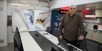 Sosyal konut tanıtım TIR'ı  Antalya'da