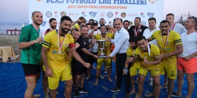 Plaj futbolunda şampiyon belirlendi