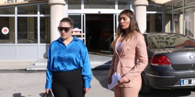 Kendisini darbettiği iddiasıyla avukat kocası hakkında suç duyurusunda bulundu