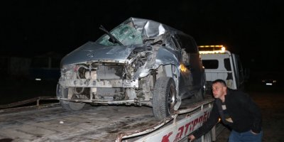 Otomobille TIR çarpıştı: 1 yaralı