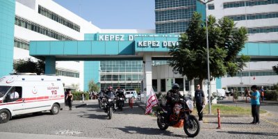 Antalya'da motorcular organ bağışına dikkat çekti