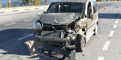 Eğirdir’de trafik kazası: 2 yaralı