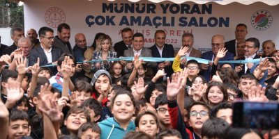 Kepez'den Namık Kemal Ortaokulu'na çok amaçlı salon