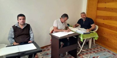 Bodrum'da görme engelliler için Braille alfabesi ile Kur'an kursu
