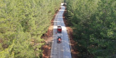 Gökçeyazı'da asfaltlama çalışması