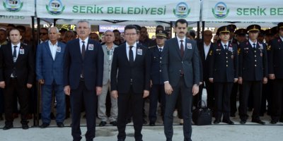 Serik'te Atatürk'ü Anma programı