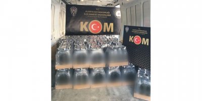 Polisten sahte alkol operasyonu