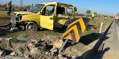 Manavgat'ta kaza: 1 ölü, 2 yaralı