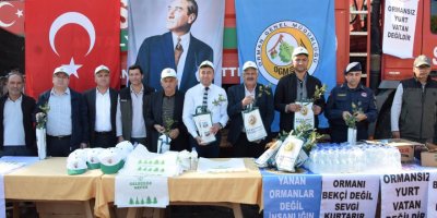 Kumluca'da fidan dikim etkinliği