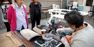 Atık malzemeler sanat eserine dönüştürülüyor