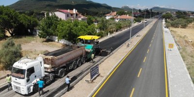 Muğla'da 9 ilçesindeki toplam 135 kilometre yol asfaltlandı