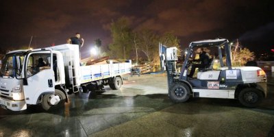 Meydandaki banklar kaldırıldı