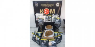 Bandrolsüz tütün ve makaron deposuna baskın