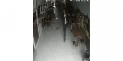 Restorandan hırsızlık  kamerada