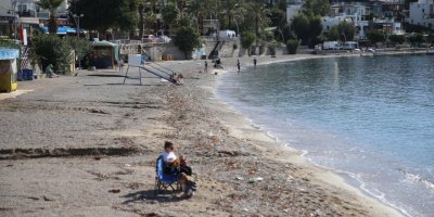 Bodrum'da yağmur bitti, deniz keyfi başladı