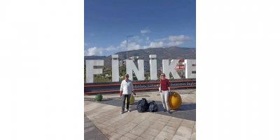 Finike'de Ruslardan çevre temizliği