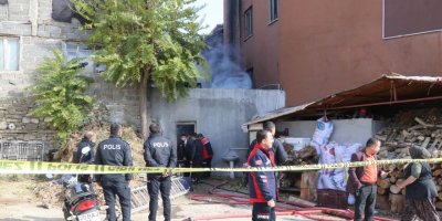 Fırın deposunda yangın