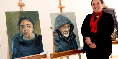 404 öğretmen imzasıyla Atatürk portresi