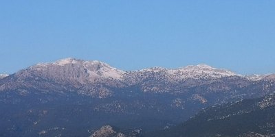 Kestel Dağı'na ilk kar düştü