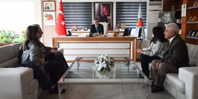 AKÜNSAT'tan Başkan Topaloğlu'na ziyaret