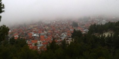 Burdur'da yoğun sis