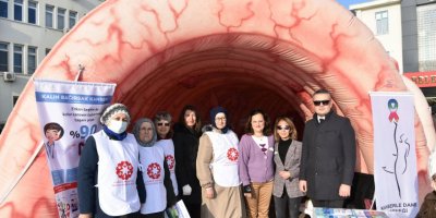 Eğirdir'de kansere farkındalık etkinliği