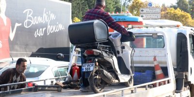 Motokurye, belge isteyen 3 polisi ve 1 kişiyi darbetti