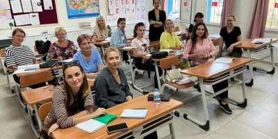 Ukraynalılar Bodrum'da Türkçe öğreniyor