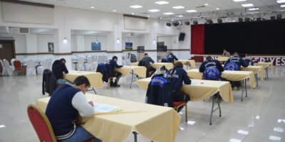 Marmaris'te aday memurlara temel eğitim sınavı