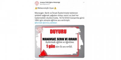 Meteoroloji'den Antalya'ya 'turuncu kod' uyarısı (2)