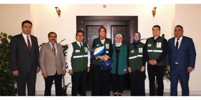 Yeşilay Cemiyeti'nden Vali Yiğitbaşı'na ziyaret