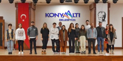 Konyaaltı Tiyatro Akademisi'nde ilk ders