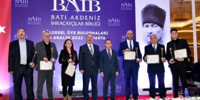 BAİB'den Isparta'da en fazla ihracat yapan firmalara ödül