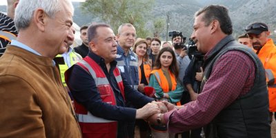 Başkan Böcek afet bölgesinde