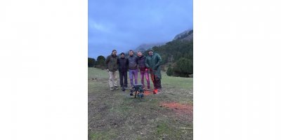 Hava araçlarıyla yaban hayvan envanteri yapılıyor