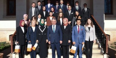 Hâkim ve Savcı adaylarından Vali Yazıcı'ya ziyaret