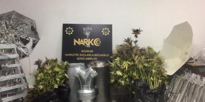 Evini uyuşturucu imalathanesine çeviren şüpheli yakalandı