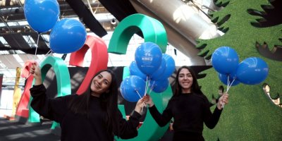 Yılbaşı festival alanı açıldı