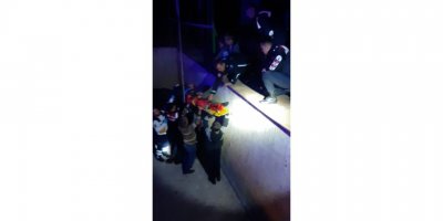 Boş havuza düşen zabıta yaralandı