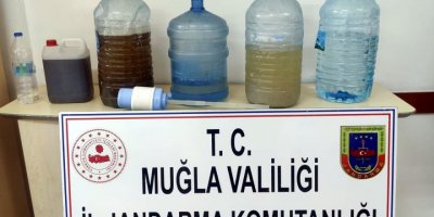 Muğla'da sahte içki operasyonu: 1 gözaltı
