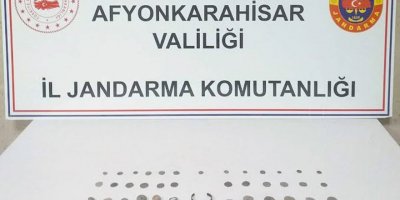 Şüphelinin üzerinden tarihi eser çıktı