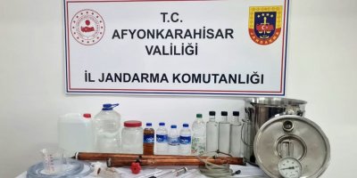 Kaçak içki üretimine baskın