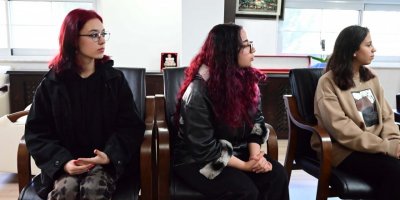 Öğrencilerden Kaymakam Çam'a ziyaret